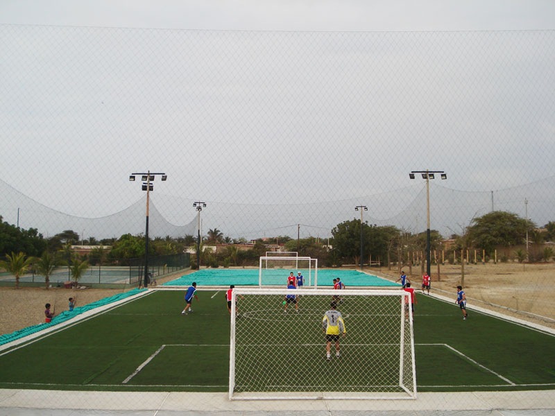 Two football pitches